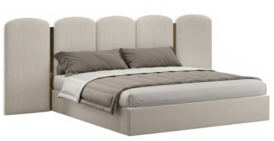 Upholstered Bed for Residential & Serviced Apartment Projects