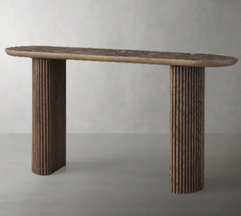 Espresso Brown Console Table