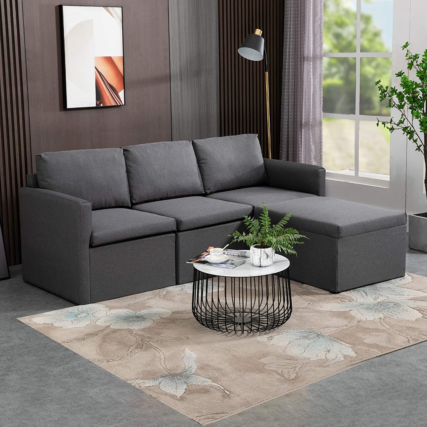 Sectional Sofa Set - 018