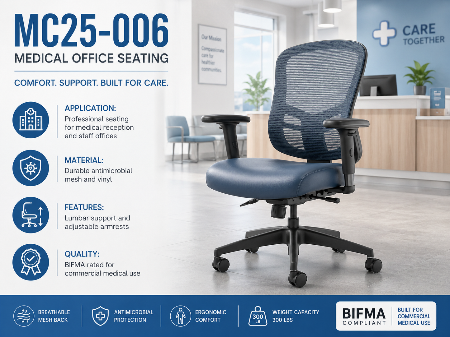 MC25-006 Medical Office Seating