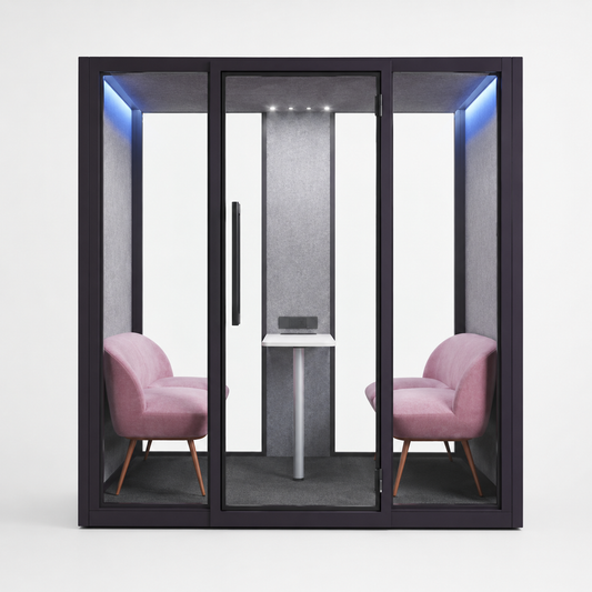 Acoustic Meeting Pod / Privacy Booth for Hospitality & Co-working Projects